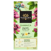 Vanini Giamaica 80% Fondente Con Bacche Di Vaniglia Macinate 90 g