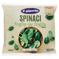 IL GIGANTE Spinaci Foglia Su Foglia Surgelati 450 g