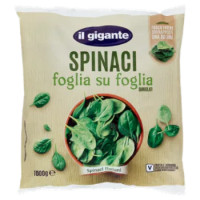 IL GIGANTE Spinaci Foglia Su Foglia Surgelati 1000 g
