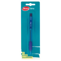 Selex Penna a Sfera a Scatto Con Grip Antiscivolo Blu