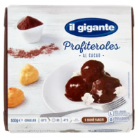 IL GIGANTE Profiteroles Al Cacao Congelati 500 g