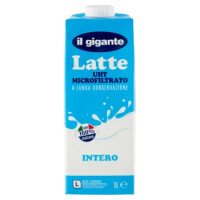 IL GIGANTE Latte UHT Microfiltrato a Lunga Conservazione Intero 1 L