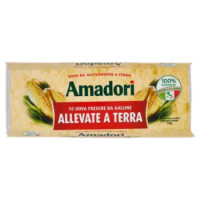 Amadori 10 Uova Fresche Da Galline Allevate a Terra 550 g
