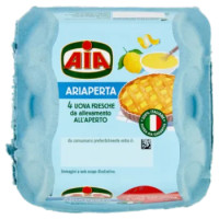 Aia 4 uova fresche da galline allevate all'Aperto