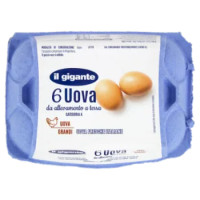 IL GIGANTE 6 Uova Da Allevamento a Terra Uova Grandi