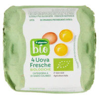 IL GIGANTE Bio 4 Uova Fresche Biologiche Di Vario Calibro 230 g