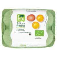 IL GIGANTE Bio 6 Uova Fresche Biologiche Di Vario Calibro 330 g
