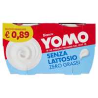 Yomo Senza Lattosio Zero Grassi Bianco 2 x 125 g