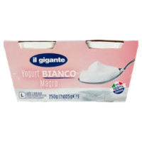 IL GIGANTE Yogurt Bianco Magro 2 x 125 g