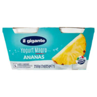 IL GIGANTE Yogurt Magro Ananas 2 x 125 g