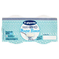 IL GIGANTE Yogurt Greco Magro Bianco 2 x 150 g