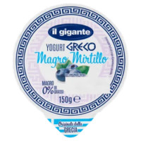 IL GIGANTE Yogurt Greco Magro Mirtillo 150 g
