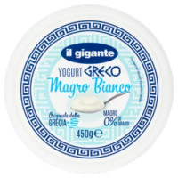 IL GIGANTE Yogurt Greco Magro Bianco 450 g