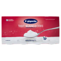 IL GIGANTE Yogurt Bianco Intero 8 x 125 g