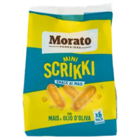 Morato Mini Scrikki Snack Al Mais Con Mais e Olio D'Oliva 6 x 35 g