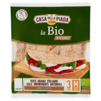 Casa Della Piada La Bio Integrale Formato Medio M 3 Piadine 225 g