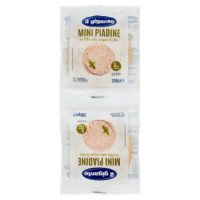 IL GIGANTE Mini Piadine Con Olio Extra Vergine Di Oliva 8 Mini Piadine 200+200 g