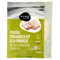 Assaggi e Paesaggi Piadina Romagnola IGP Alla Riminese Biologica 3 x 125 g