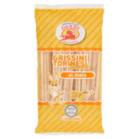 Grissinificio Linea Derby Grissini Torinesi Stirati Al Mais 5 x 50 g