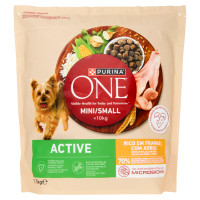 PURINA ONE Mini/Small Active Pollo e Riso 1,5kg