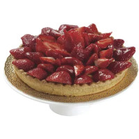CROSTATA CON FRAGOLE PRODOTTO DOLCIARIO DA FORNO CON CREMA E FRAGOLE