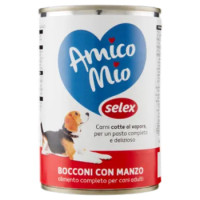 Selex Amico Mio Bocconi Per Cane Con Manzo 405 g