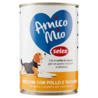 Selex Amico Mio Bocconi Per Cane Con Pollo e Tacchino 405 g