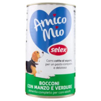 Selex Amico Mio Bocconi Per Cane Con Manzo e Verdure 1,25 Kg