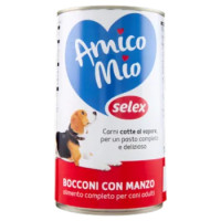 Selex Amico Mio Bocconi Per Cane Con Manzo 1,25 Kg