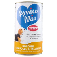 Selex Amico Mio Bocconi Per Cane Con Pollo e Tacchino 1,25 Kg