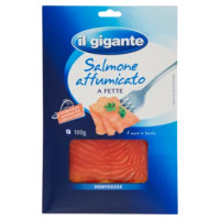 IL GIGANTE Salmone Affumicato a Fette Norvegese 100 g