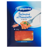 IL GIGANTE Salmone Affumicato a Fette Norvegese 200 g
