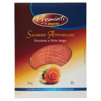 PREMIATI DA IL GIGANTE Salmone Affumicato Scozzese a Fetta Lunga 200 g