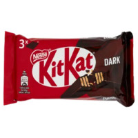 Kitkat Dark Wafer Ricoperto Di Cioccolato Fondente 3 Snack Da 41,5g