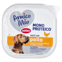 Selex Amico Mio Cane Paté Con Pollo Mono Proteico 300 g