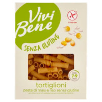 Vivi Bene Senza Glutine Pasta Di Mais e Riso Tortiglioni Senza Glutine 400 g