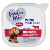 Selex Amico Mio Cane Paté Con Manzo Mono Proteico 300 g