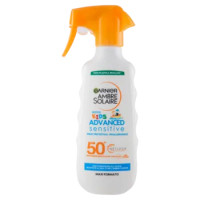 Garnier Ambre Solaire Sensitive Kids Protezione Solare Dry Mist IPF50 300 Ml