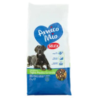Selex Amico Mio Cane Menù Completo Con Pollo, Manzo, Pesce, Mais e Riso Soffiato 2 Kg