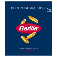 Barilla Pasta Mezze Penne Rigate N.70 1Kg