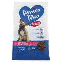 Selex Amico Mio Cane Adulto Di Taglia Piccola Crocchette 1,5 Kg