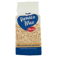 Selex Amico Mio Mix Di Cereali Soffiati e Verdure Sottovuoto Per Animali 2 Kg