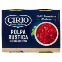 Cirio Polpa Rustica In Corposi Pezzi 2 x 400 g