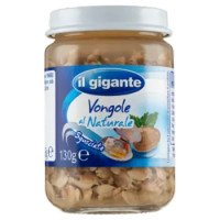 IL GIGANTE Vongole Al Naturale Sgusciate 130 g