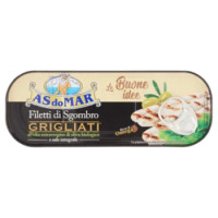 Asdomar Filetti Di Sgombro Grigliati All'olio Extravergine Di Oliva Biologico e Sale Integrale 120g