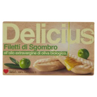 Delicius Filetti Di Sgombro All'olio Extravergine Di Oliva Biologico 90 g