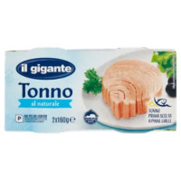 IL GIGANTE Tonno Al Naturale 2 x 160 g