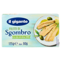 IL GIGANTE Filetti Di Sgombro In Olio Di Oliva 28% 125 g