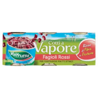 Valfrutta Cotti a Vapore Fagioli Rossi 3 x 150 g