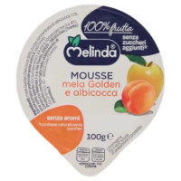 Melinda Mousse Mela Golden e Albicocca 100 g